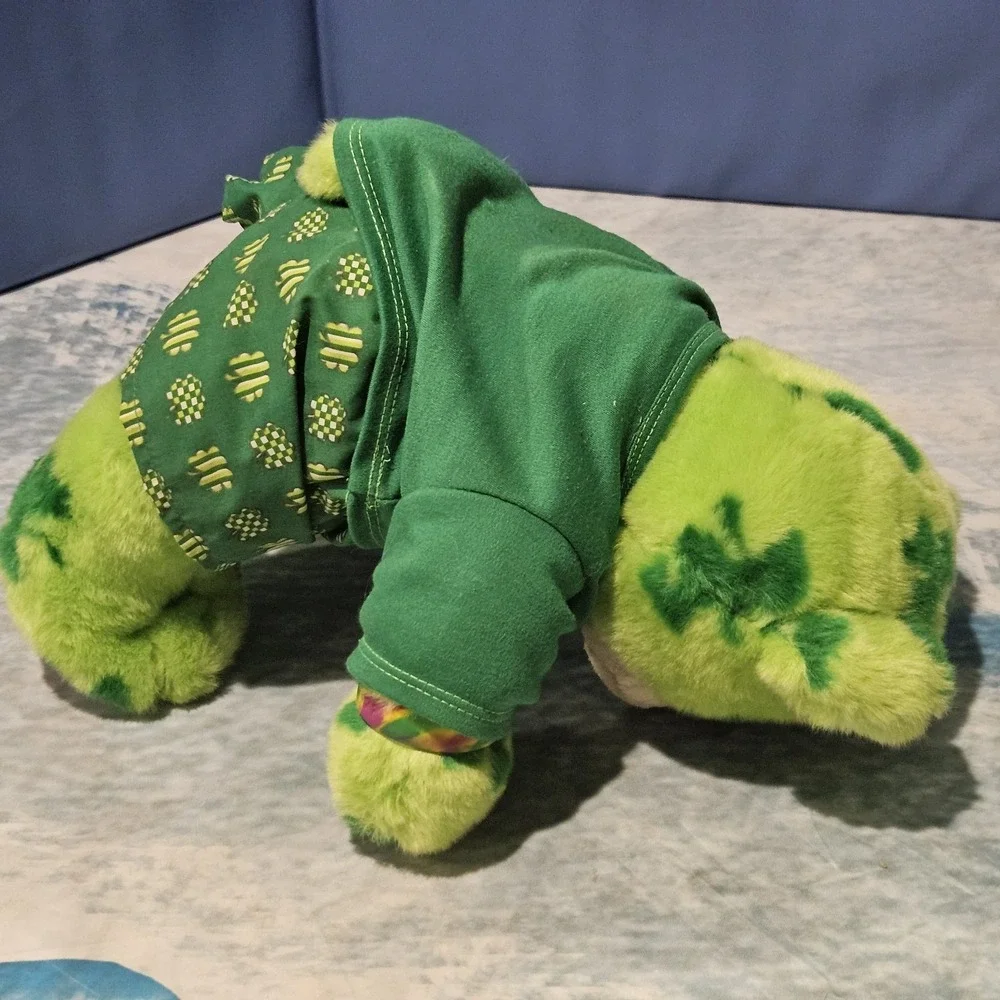 Build A Bear St Patrick's Day Green Shamrock Teddy Outfit  I Love You Sound Box